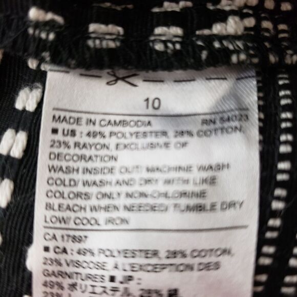 Banana Republic Sleeveless Tweed Dress Sz 10 - Picture 5 of 6